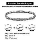 fold over clasp link bracelets